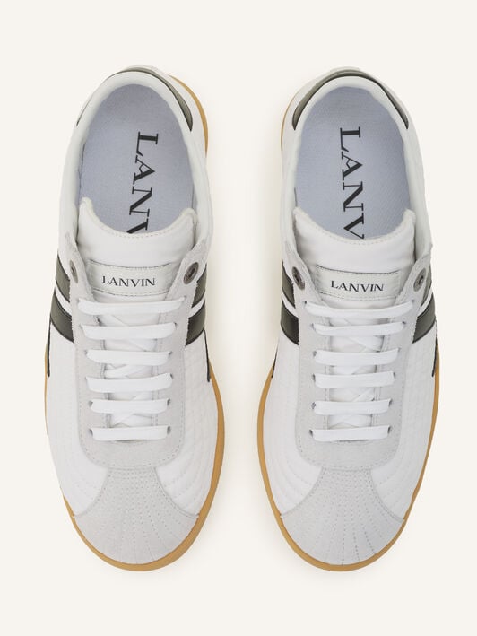 SNEAKER GLEN 2.0 AUS NYLON Lanvin SNEAKER GLEN 2.0 AUS NYLON Weiß/Schwarz FUSKZL01NYSQA26