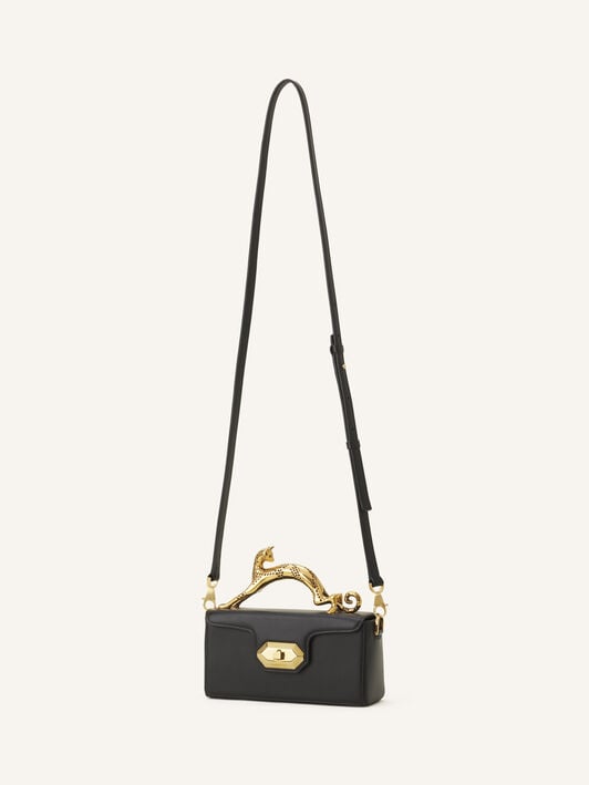 TASCHE NANO PENCIL CAT AUS LEDER Lanvin TASCHE NANO PENCIL CAT AUS LEDER Schwarz LWBGBR04SMLEA26