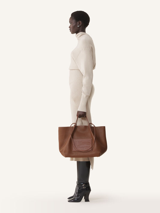 SAC CABAS CATCH BY LANVIN Lanvin SAC CABAS CATCH BY LANVIN Châtaigne LWBGTTMMGRCAA26