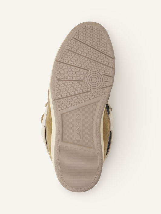 SNEAKERS CURB IN PELLE Lanvin SNEAKERS CURB IN PELLE Beige Chiaro/Kaki FUSKDK12BICOE25