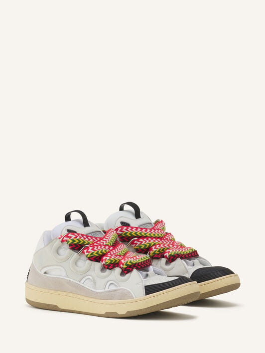SNEAKER CURB AUS LEDER Lanvin SNEAKER CURB AUS LEDER Weiß FUSKDK12DRA2P25