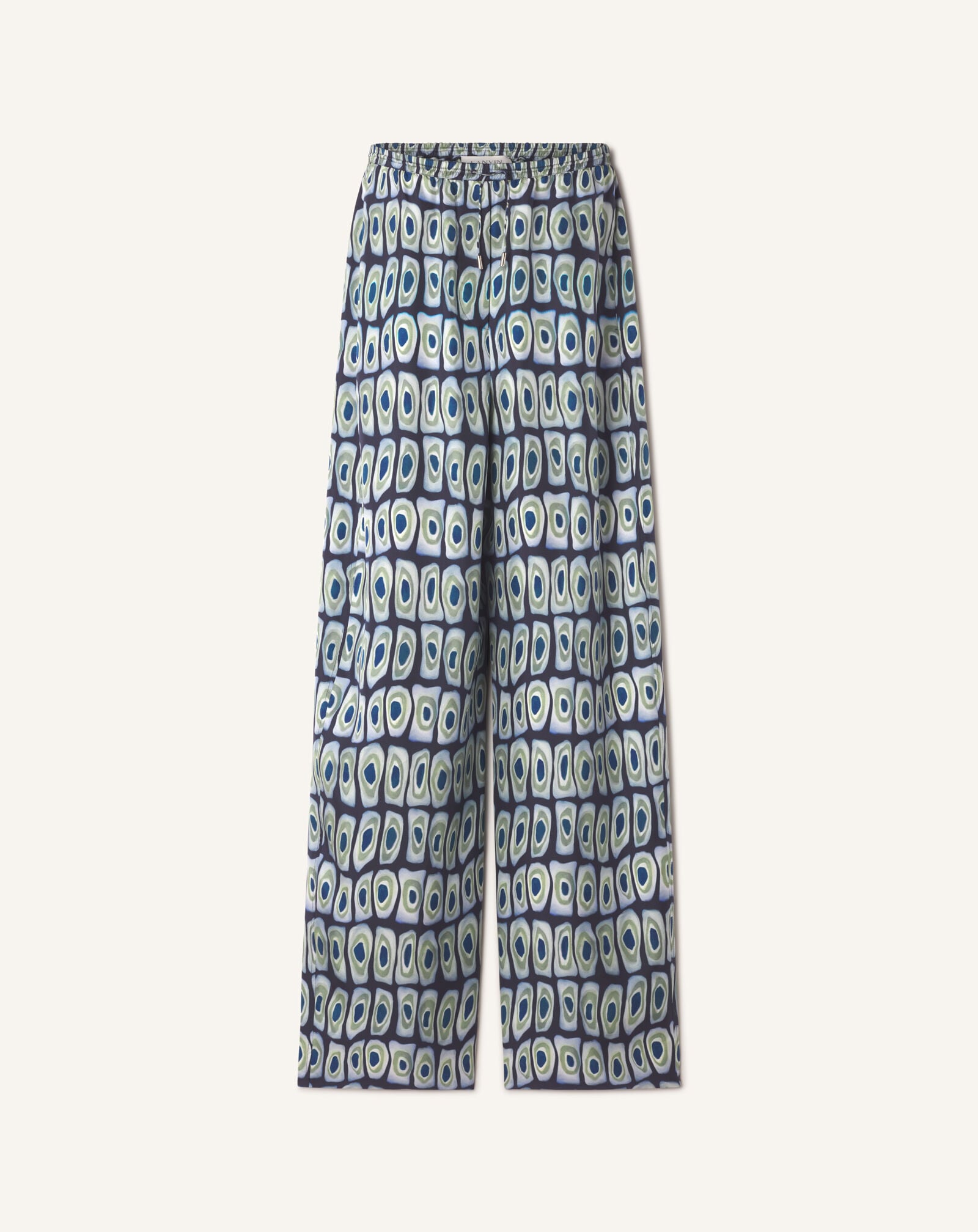 PRINTED LOOSE FIT TROUSERS Lanvin PRINTED LOOSE FIT TROUSERS Haze/Sage RWTR00356426A26