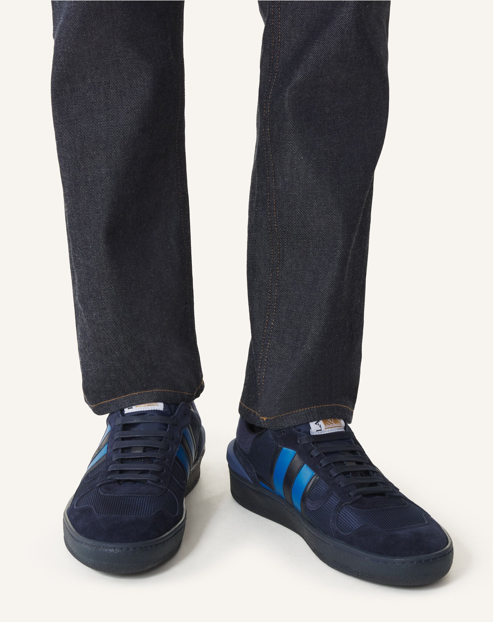 SNEAKERS CLAY EN FELT Lanvin SNEAKERS CLAY EN FELT Bleu Marine/Bleu Clair FUSKDK00FELTA26