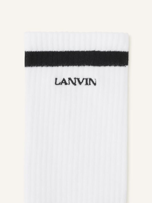 SOCKEN LANVIN AUS BAUMWOLLE Lanvin SOCKEN LANVIN AUS BAUMWOLLE Weiß AMSABSK21CUNA26