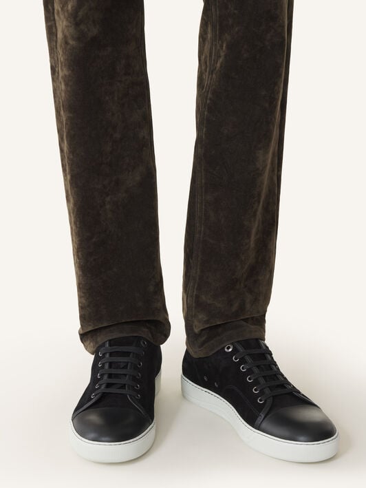 SNEAKER DBB1 AUS LEDER UND WILDLEDER Lanvin SNEAKER DBB1 AUS LEDER UND WILDLEDER Schwarz FMSKDBB1ANAPP15