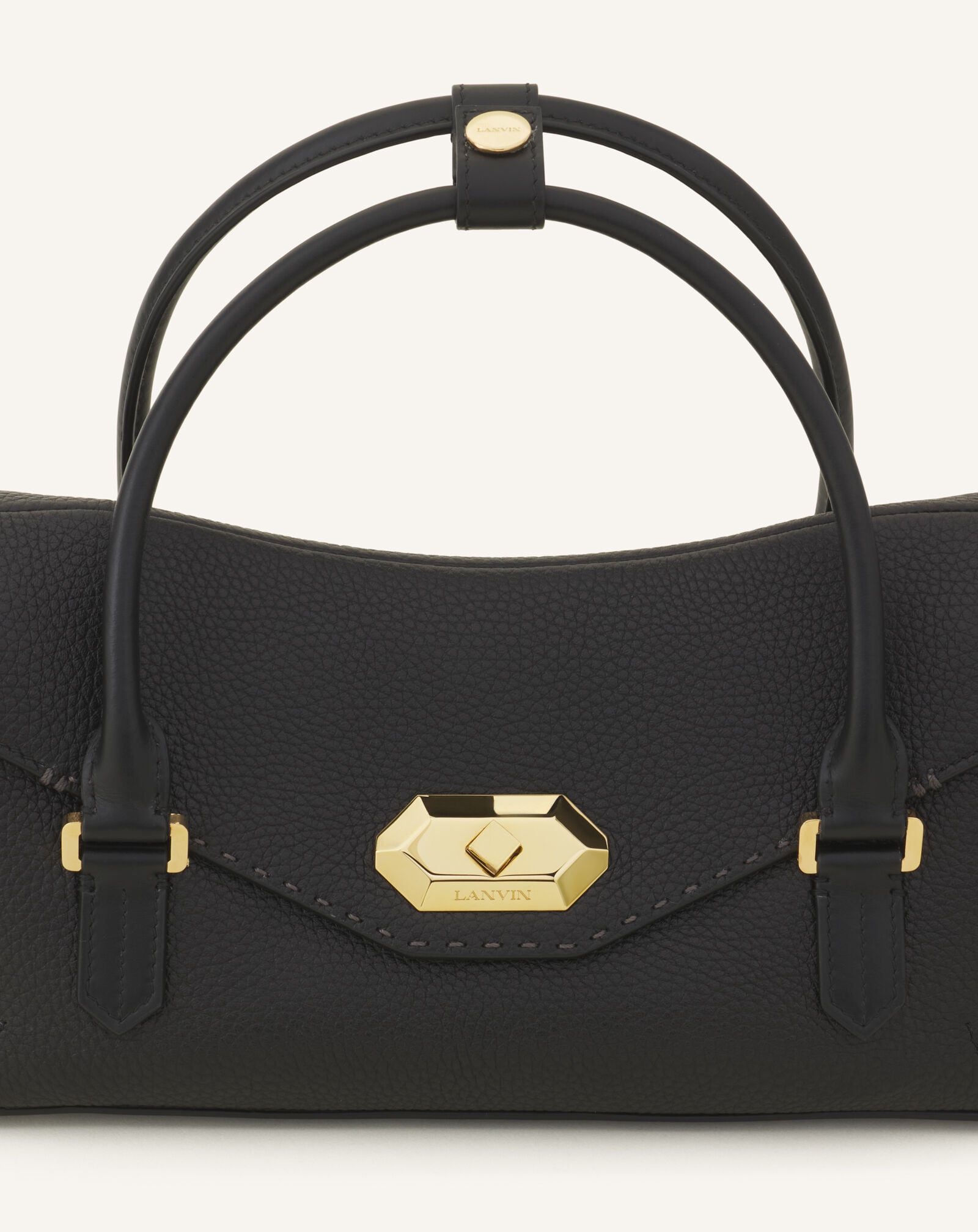 BORSA LE CONFIDENT BY LANVIN 26 IN PELLE Lanvin BORSA LE CONFIDENT BY LANVIN 26 IN PELLE Nero LWBGBCLOGRCAE26