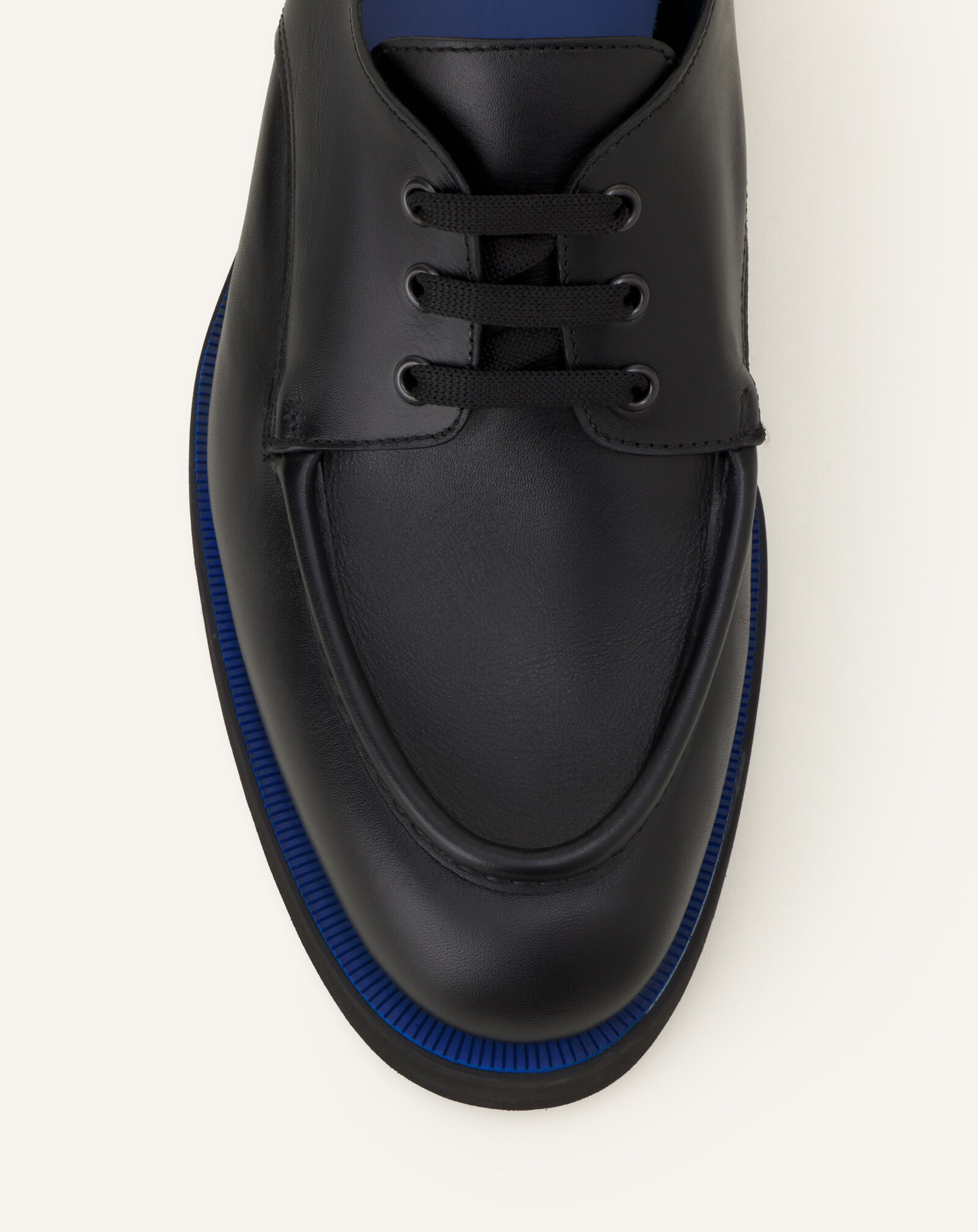 ZAPATOS DERBY DE PIEL SUAVE Lanvin ZAPATOS DERBY DE PIEL SUAVE Negro/Azul FMSHGY00VITEA26