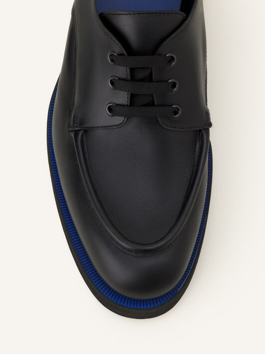 ZAPATOS DERBY DE PIEL SUAVE Lanvin ZAPATOS DERBY DE PIEL SUAVE Negro/Azul FMSHGY00VITEA26