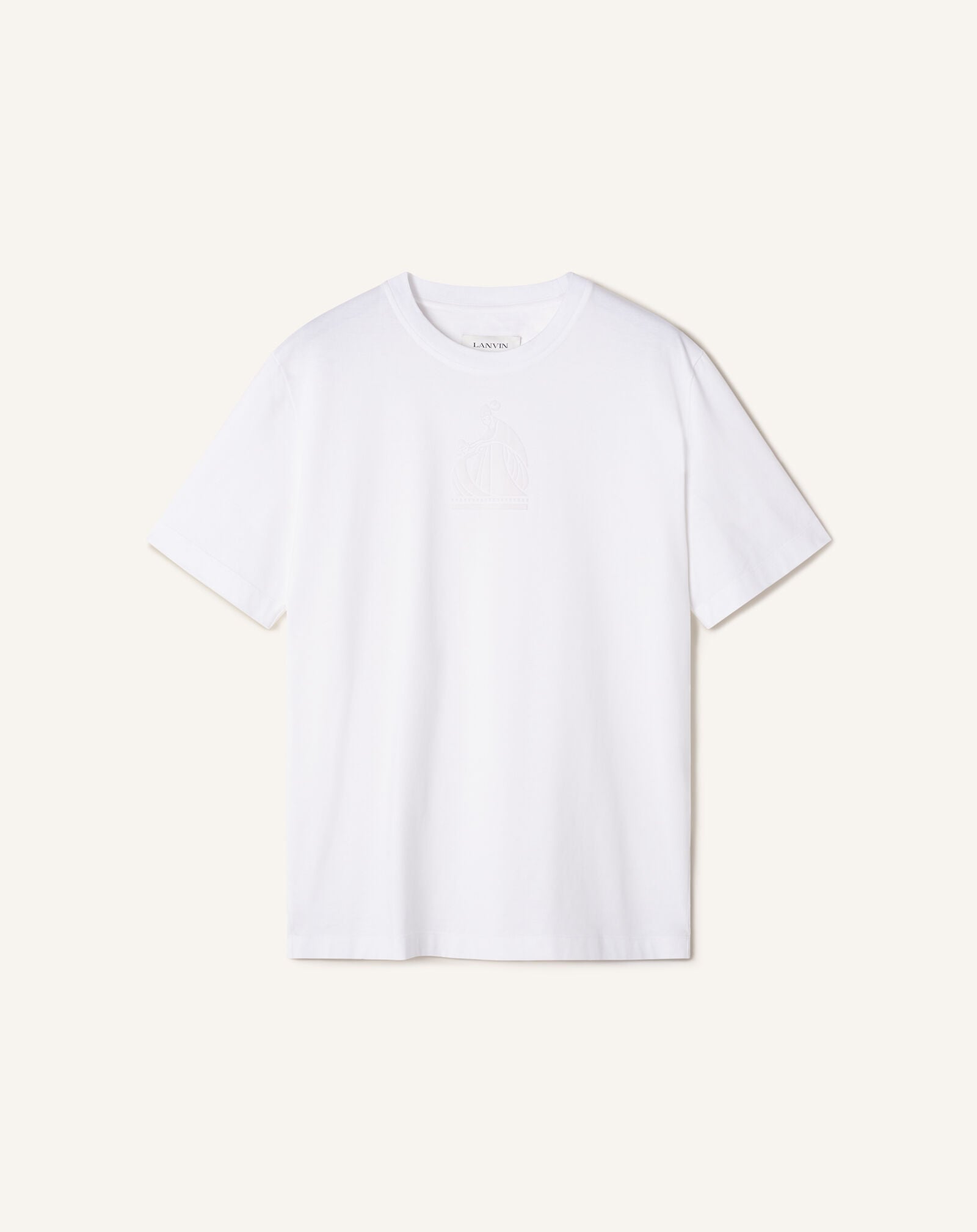 T-SHIRT LOGO M&D Lanvin T-SHIRT LOGO M&D Optic White RMTS0012J321A26