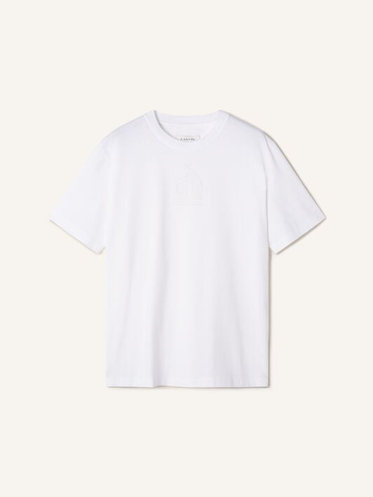 T-SHIRT LOGO M&D Lanvin T-SHIRT LOGO M&D Optic White RMTS0012J321A26