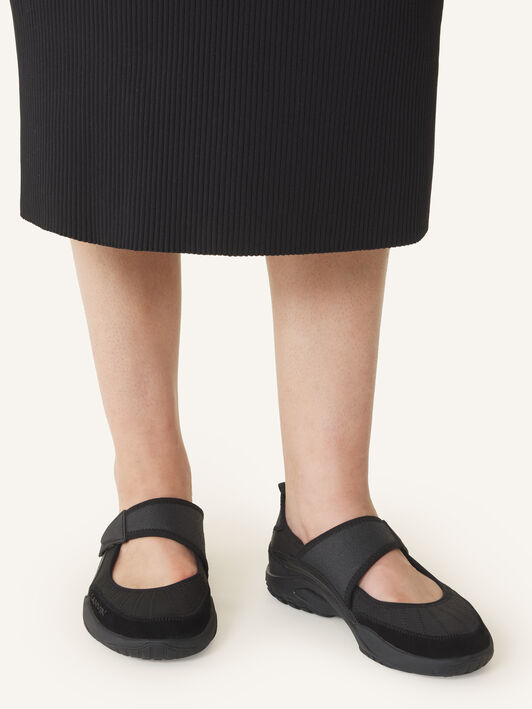 Lanvin SNEAKERS BALLERINES LNV1 EN SCUBA Noir FUSKAK04SCSUH26