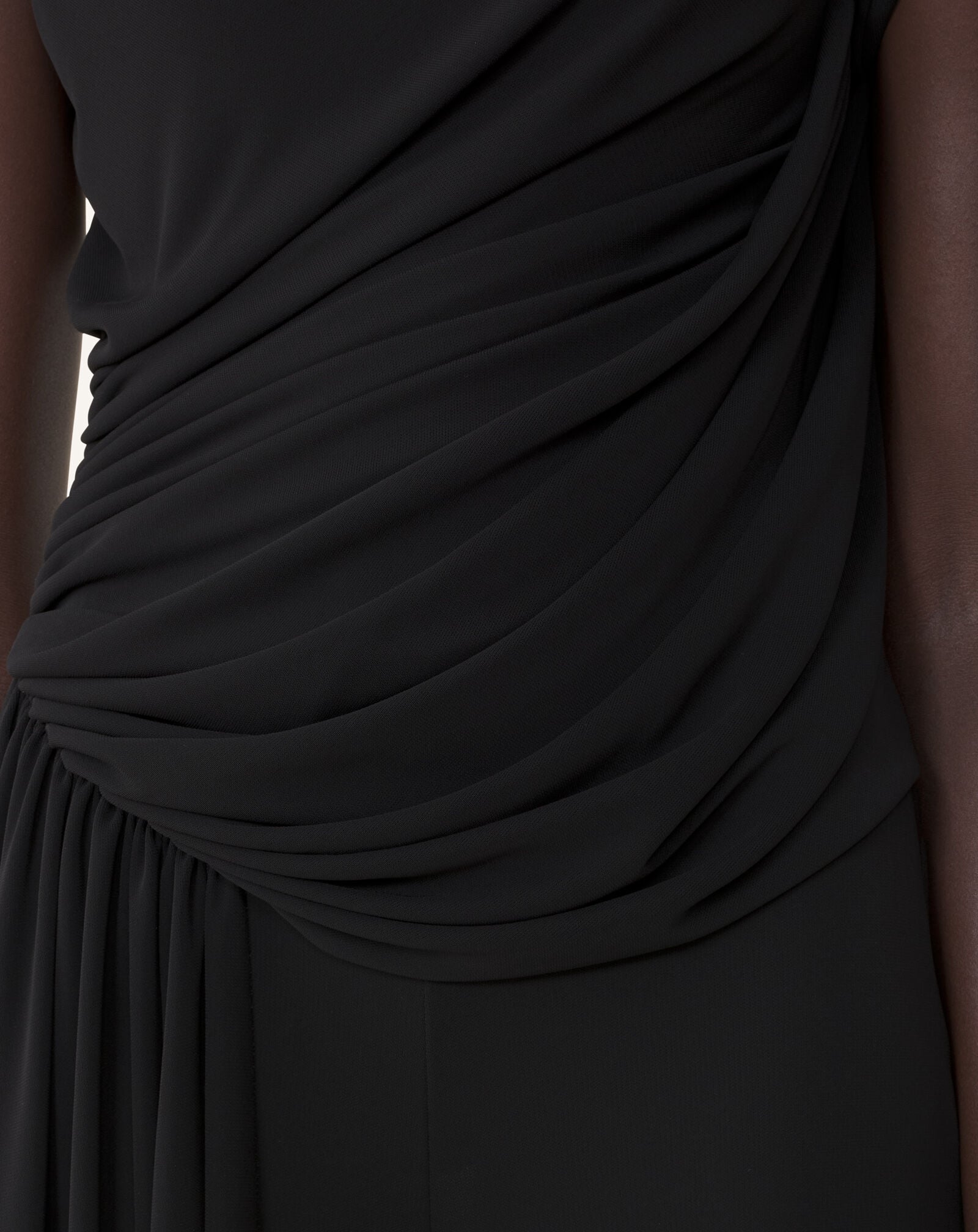 FLUID DRAPED JUMPSUIT Lanvin FLUID DRAPED JUMPSUIT Black RWJS00016392A26