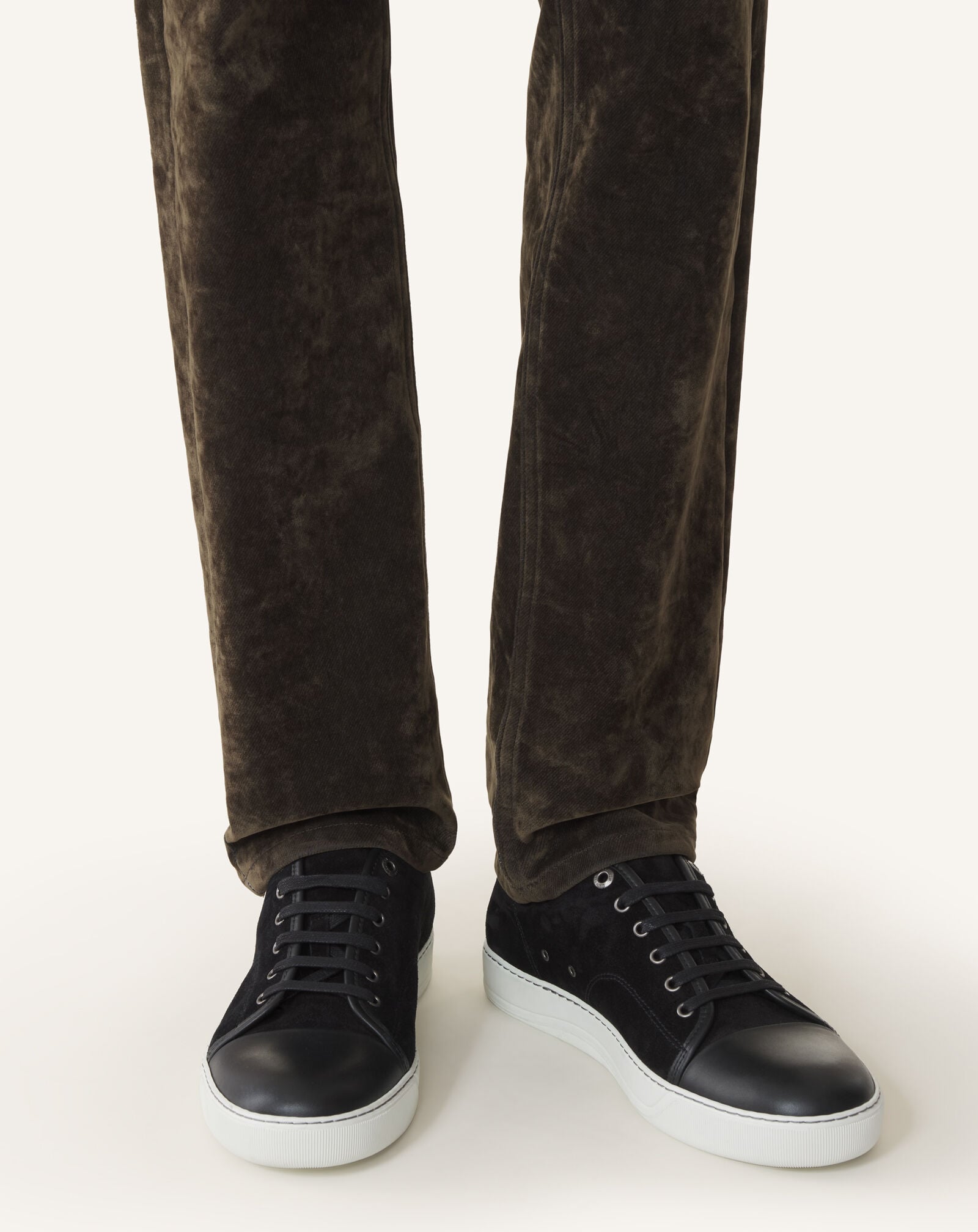 Lanvin SNEAKERS DBB1 EN CUIR ET SUEDE border-width: 0px FMSKDBB1ANAPP15