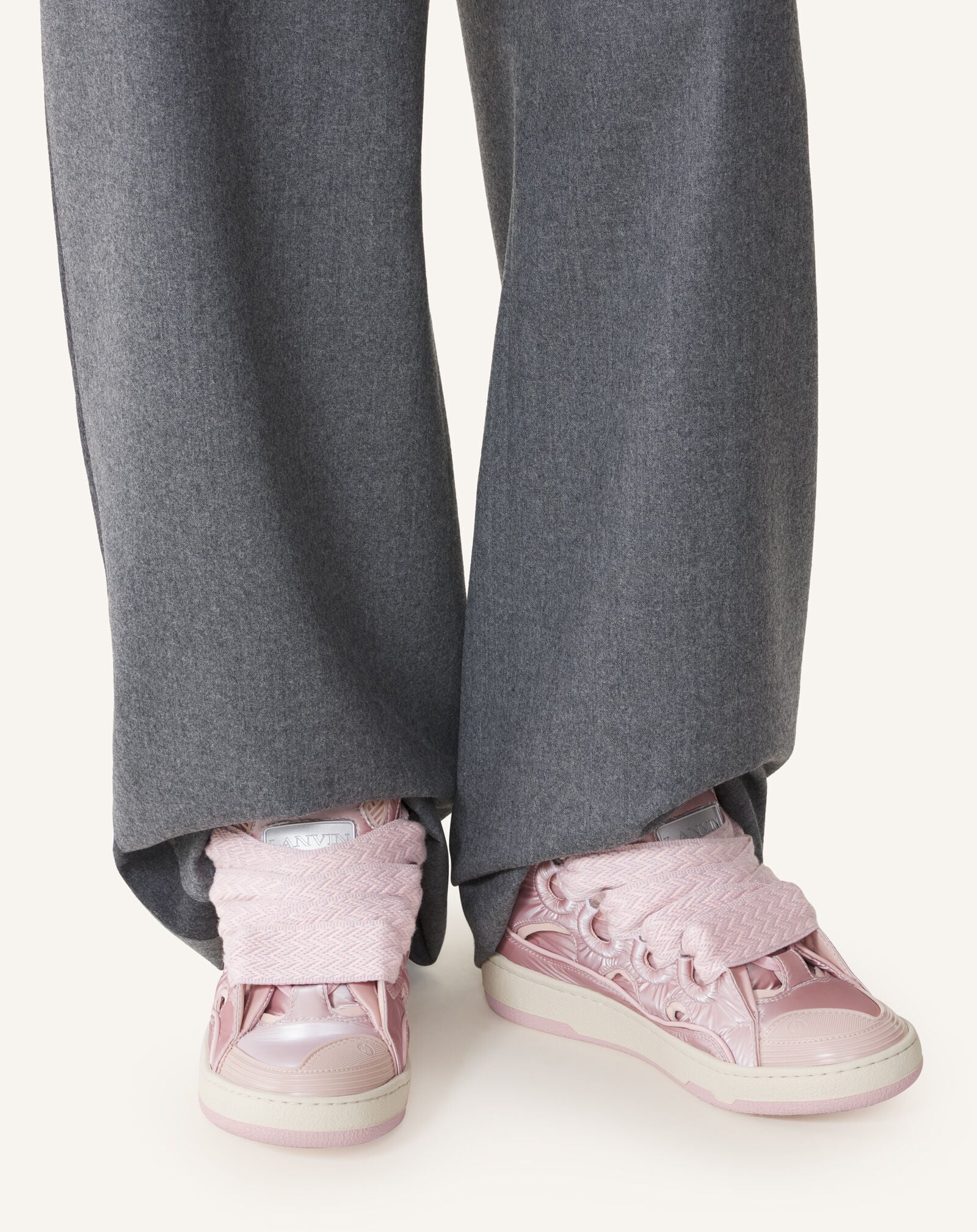 SNEAKERS CURB EN NYLON Lanvin SNEAKERS CURB EN NYLON Vieux rose FUSKDK12NYLOA26