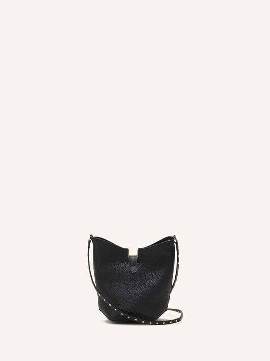 BORSA SECCHIELLO NANO CATCH BY LANVIN IN PELLE Lanvin BORSA SECCHIELLO NANO CATCH BY LANVIN IN PELLE Nero LWBGLQPMGRCAH25