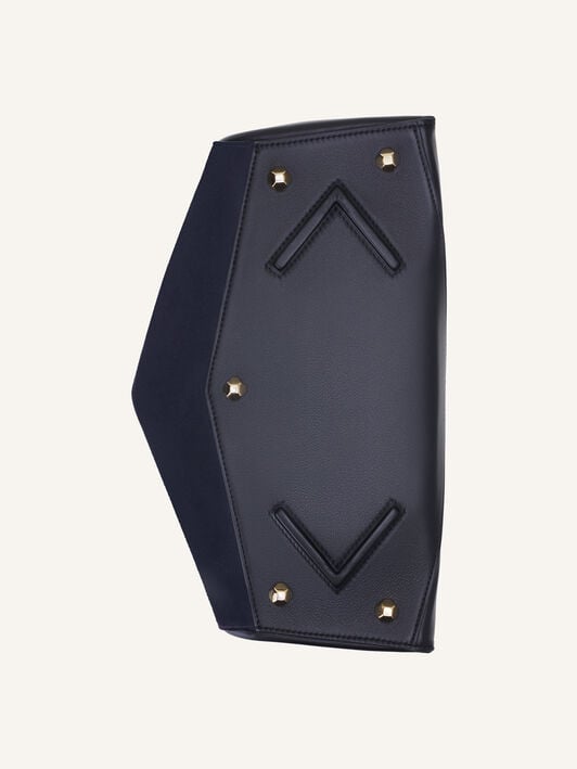 TOP HANDLE ZIPPED PM Lanvin TOP HANDLE ZIPPED PM Black/Navy Blue LWBGLCPMCASUH26