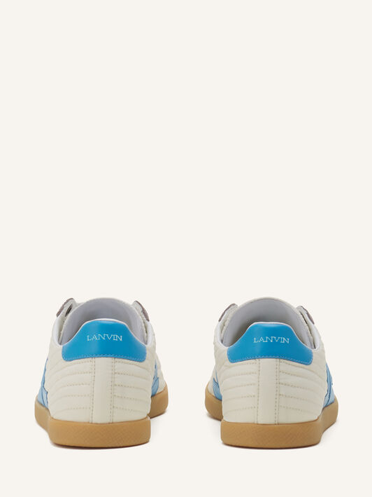 Lanvin SNEAKERS GLEN 2.0 EN NYLON Écru/Bleu clair FUSKZL01NYSQA26