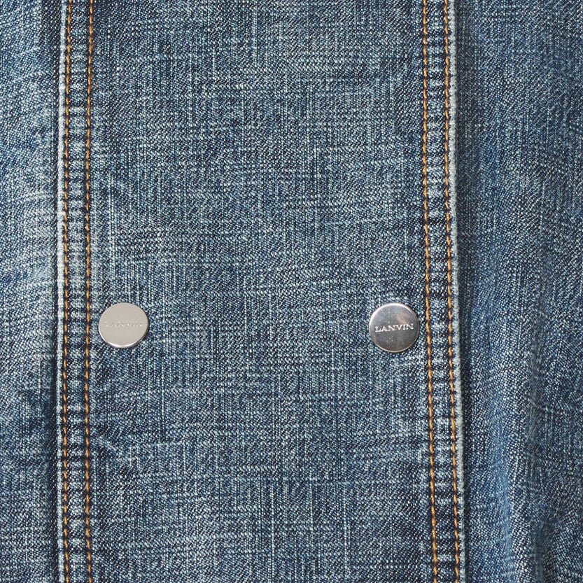 BLOUSON COURT EN DENIM Lanvin BLOUSON COURT EN DENIM Bleu RWJA0329D096P26