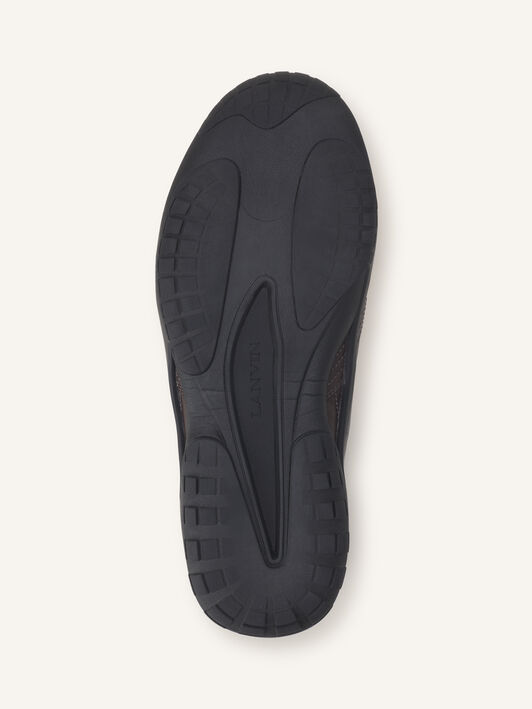 LNV2 SNEAKERS IN LEATHER Lanvin LNV2 SNEAKERS IN LEATHER Brown/Black FUSKAK03LEATA26