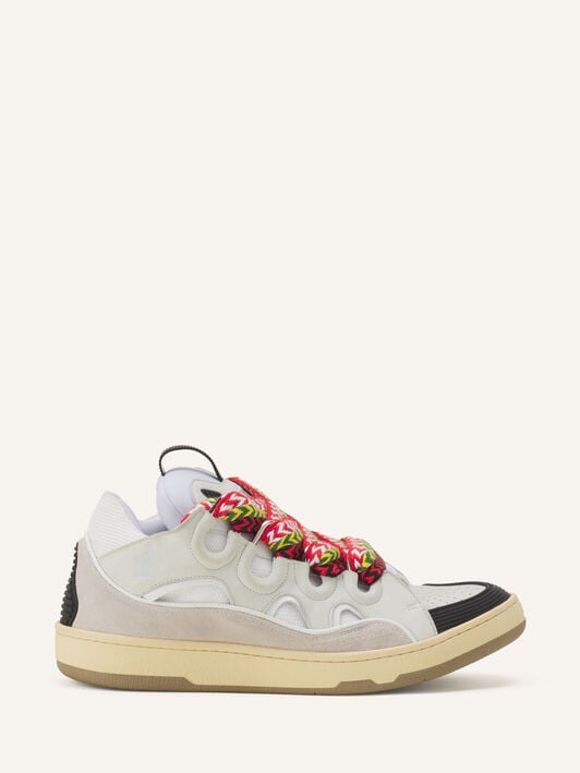 SNEAKER CURB AUS LEDER Lanvin SNEAKER CURB AUS LEDER Weiß FUSKDK12DRA2P25