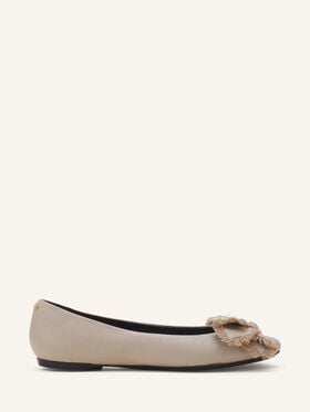 Lanvin BALLERINA THE BOW Sabbia FWBAMB0GNAPPA26