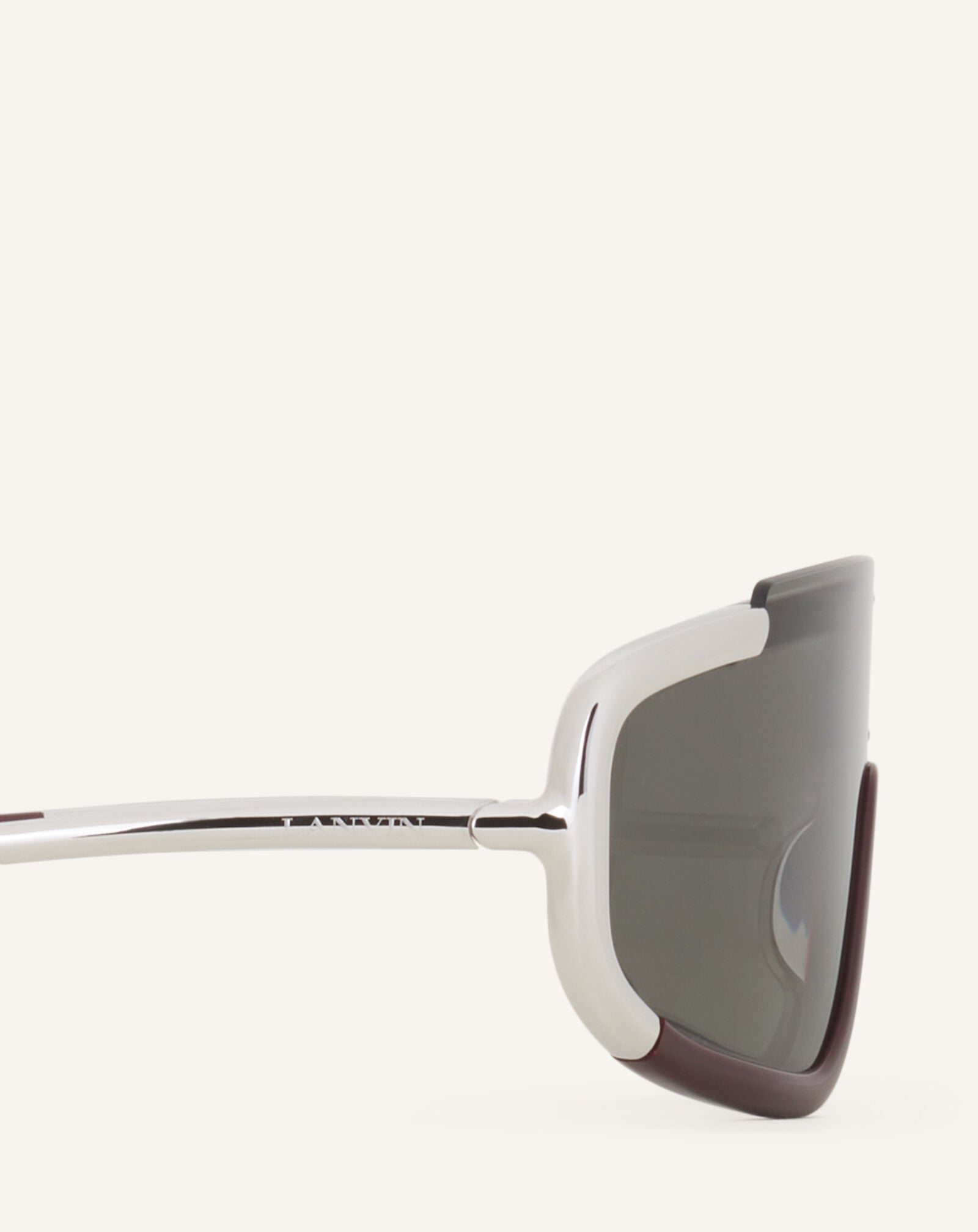 MASK METAL AND ACETATE NOVA Lanvin MASK METAL AND ACETATE NOVA Burgundy/Silver AWEYTSU2ACMLH26