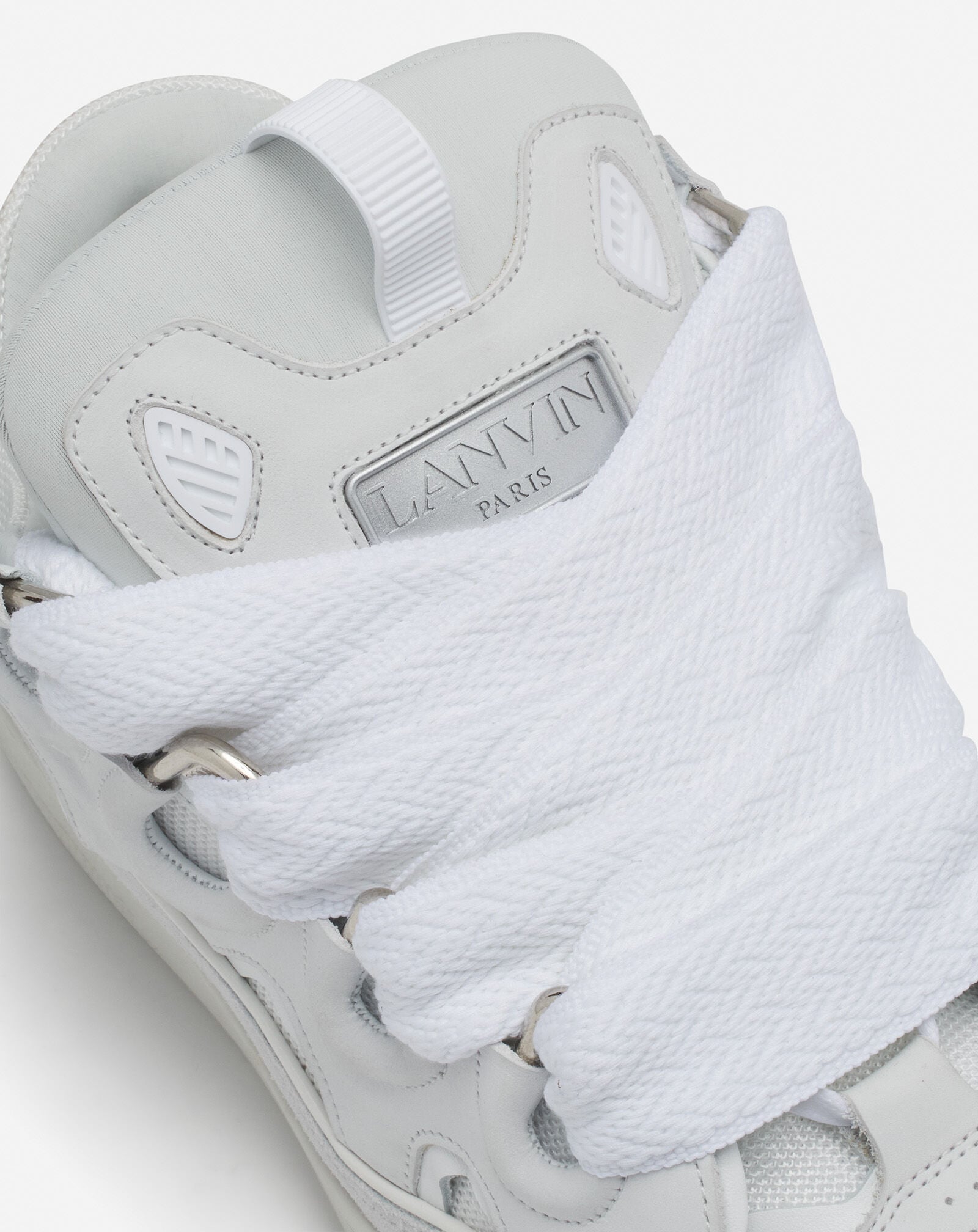 SNEAKER CURB AUS LEDER Lanvin SNEAKER CURB AUS LEDER Weiß FUSKDK12DRAGP25