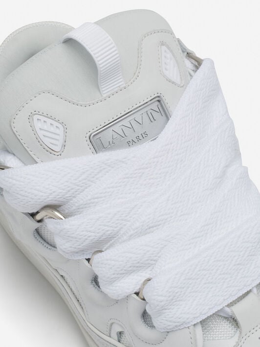 SNEAKER CURB AUS LEDER Lanvin SNEAKER CURB AUS LEDER Weiß FUSKDK12DRAGP25