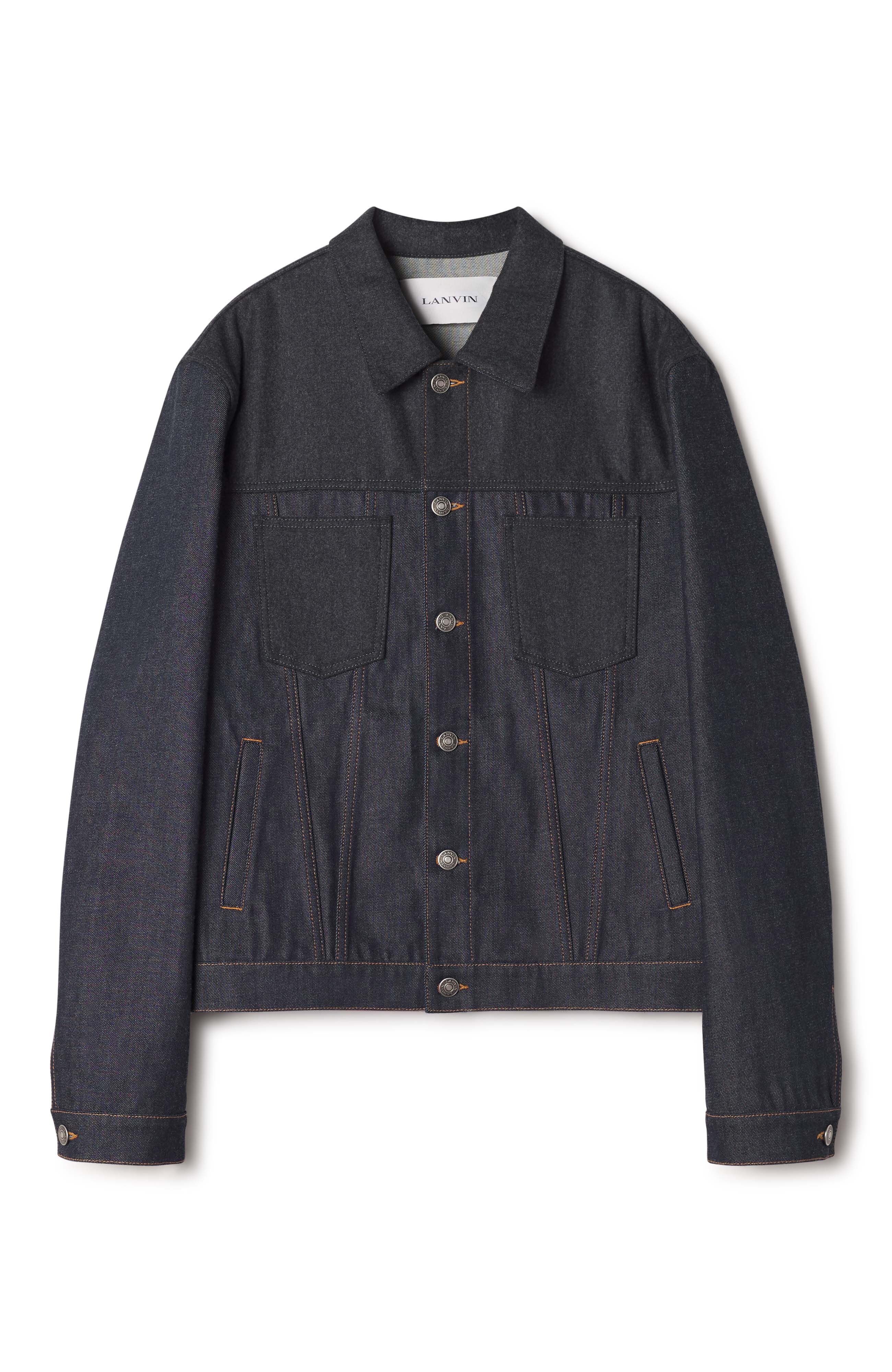 REGULAR DENIM JACKET Lanvin REGULAR DENIM JACKET Navy Blue RMJA0315D118A26