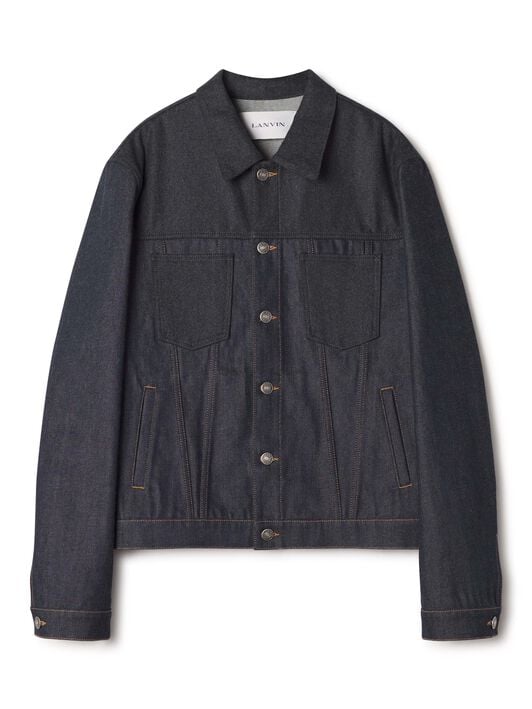REGULAR DENIM JACKET Lanvin REGULAR DENIM JACKET Navy Blue RMJA0315D118A26