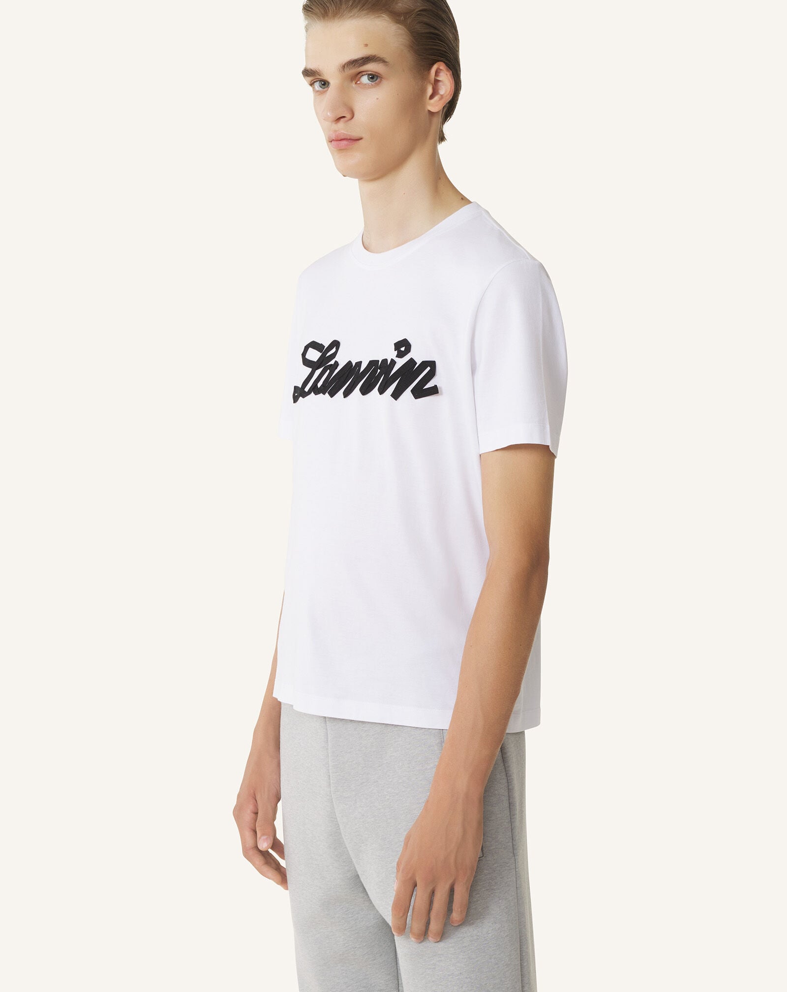 T-SHIRT RUBAN LANVIN Lanvin T-SHIRT RUBAN LANVIN Blanc Optique RMTS0012J308P26
