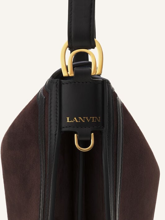 COMPAGNON BAG IN SUEDE Lanvin COMPAGNON BAG IN SUEDE Dark Mocha LWBGLRMMNUCAH25