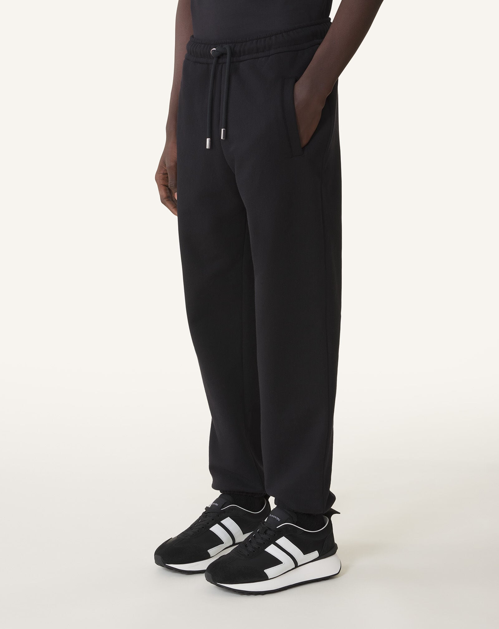 JOGGINGHOSE AUS FLEECE Lanvin JOGGINGHOSE AUS FLEECE Schwarz RMTR0030F300H25