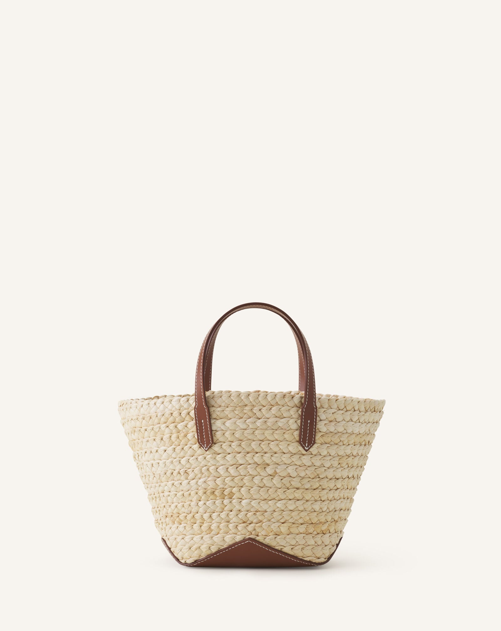 PANIER PETIT CATCH BY LANVIN Lanvin PANIER PETIT CATCH BY LANVIN Écru/Cognac LWBGLPASMACAP26