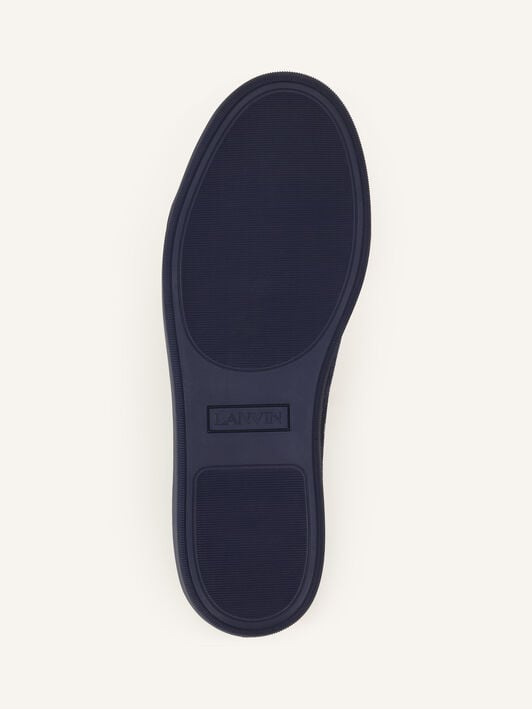SNEAKERS DBB1 EN CUIR VERNI ET DAIM Lanvin SNEAKERS DBB1 EN CUIR VERNI ET DAIM Bleu marine FMSKDBB1VBALP15