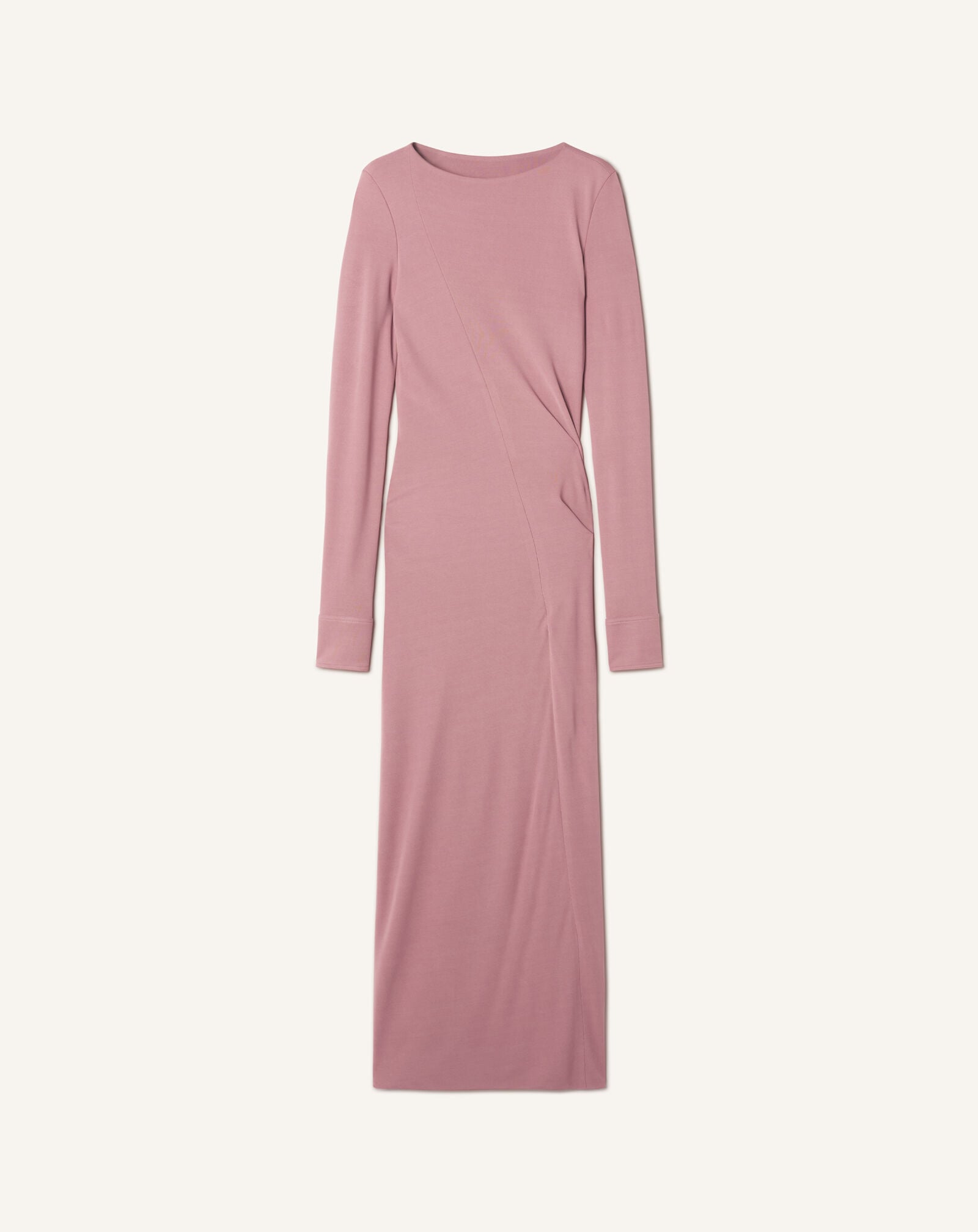DRAPED MIDI DRESS Lanvin DRAPED MIDI DRESS Old Pink RWDR00136392A26