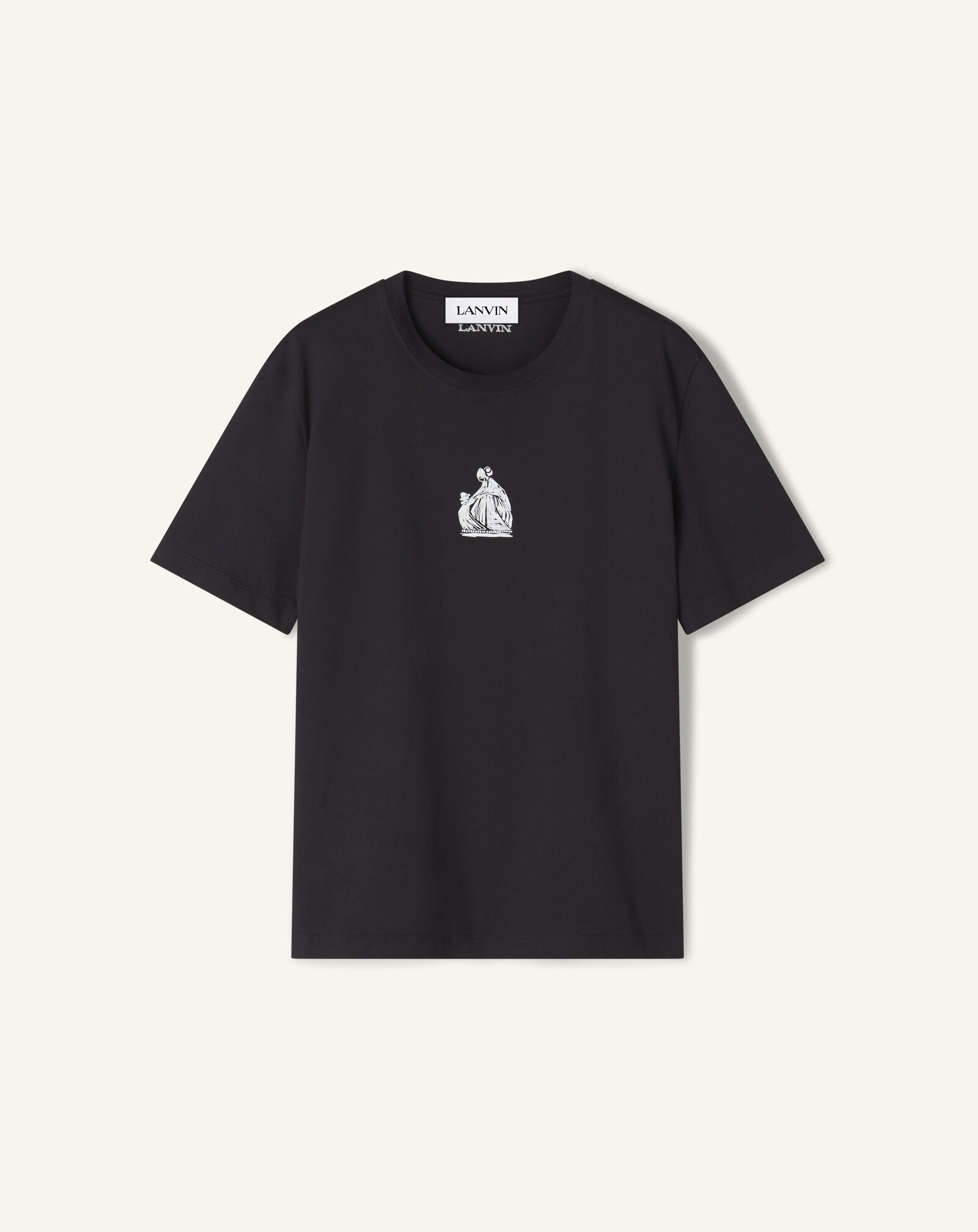 T-SHIRT IMPRIMÉ LA MÈRE ET L'ENFANT Lanvin T-SHIRT IMPRIMÉ LA MÈRE ET L'ENFANT Noir RMTS0012J312P26