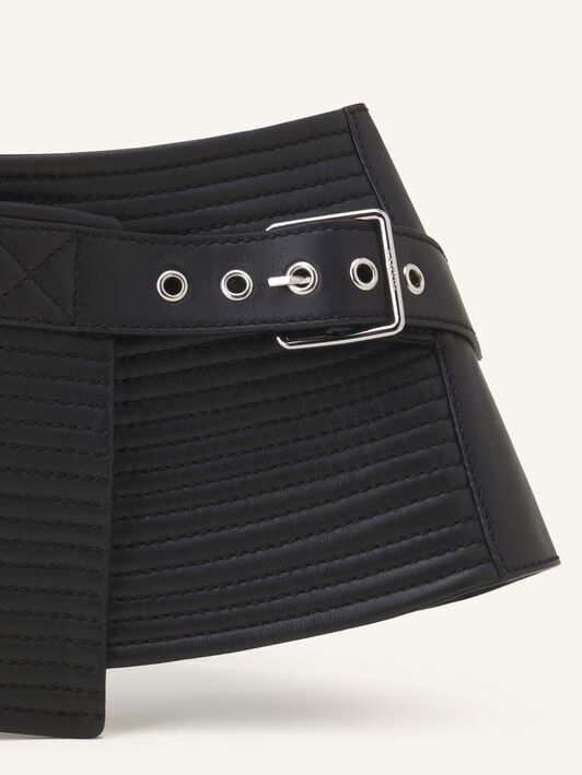 BREITER GÜRTEL AUS LEDER Lanvin BREITER GÜRTEL AUS LEDER Schwarz RWAC0404L068E26