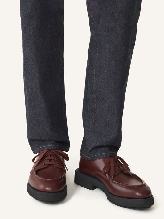 DERBY SHOES IN SOFT LEATHER Lanvin DERBY SHOES IN SOFT LEATHER Brown FMSHGY00VITEA26