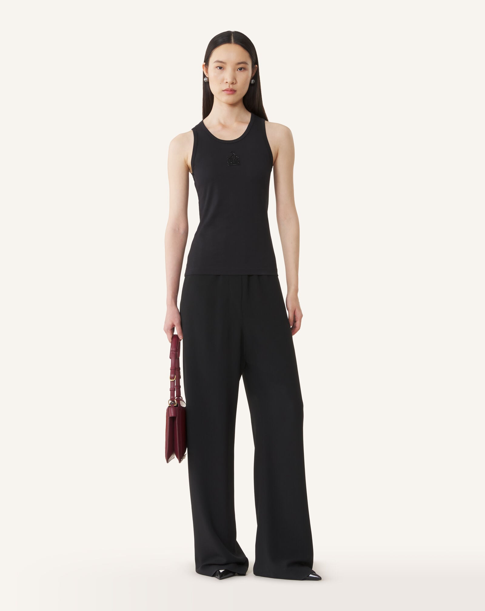 LOOSE FIT TROUSERS Lanvin LOOSE FIT TROUSERS Black RWTR00356388A26