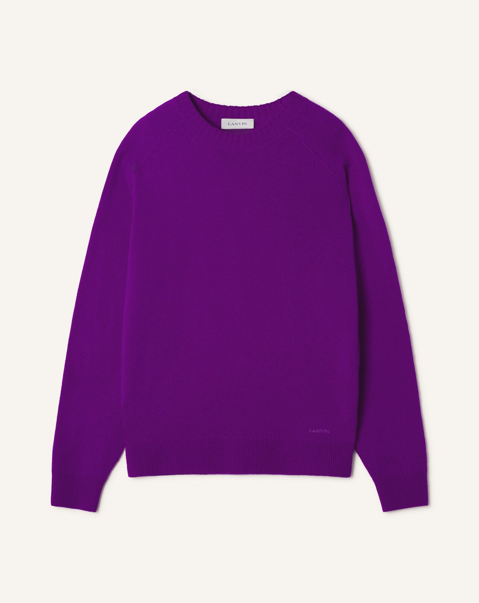 PULL COUPE DROITE EN CACHEMIRE Lanvin PULL COUPE DROITE EN CACHEMIRE Violet RMPO0008K119A26