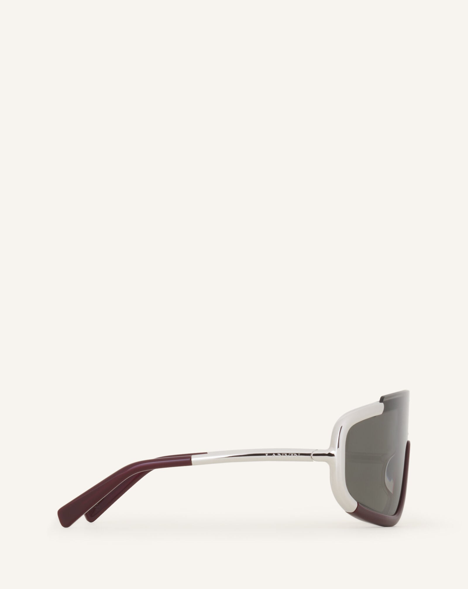 MASK METAL AND ACETATE NOVA Lanvin MASK METAL AND ACETATE NOVA Burgundy/Silver AWEYTSU2ACMLH26