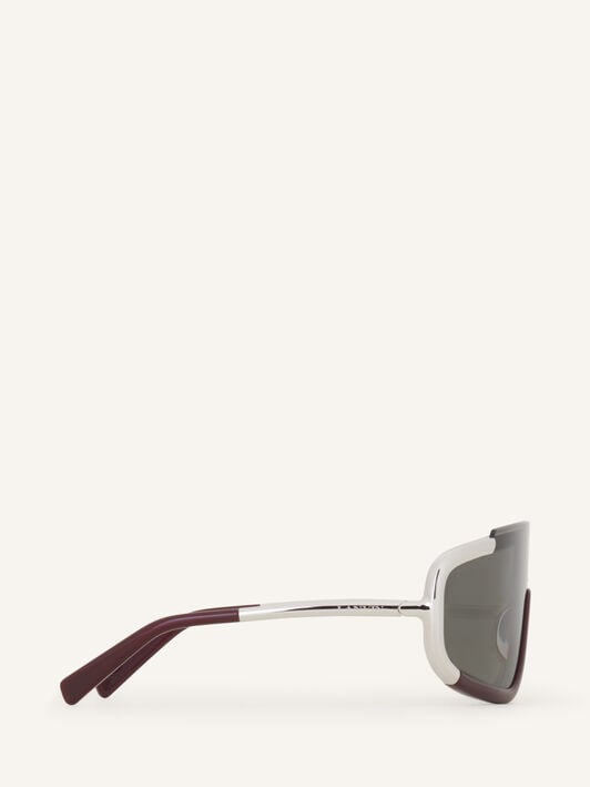 MASK METAL AND ACETATE NOVA Lanvin MASK METAL AND ACETATE NOVA Burgundy/Silver AWEYTSU2ACMLH26