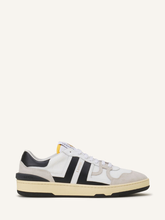 ZAPATILLAS CLAY DE MALLA Y PIEL Lanvin ZAPATILLAS CLAY DE MALLA Y PIEL Blanco/Negro FUSKDK00NAS1P25
