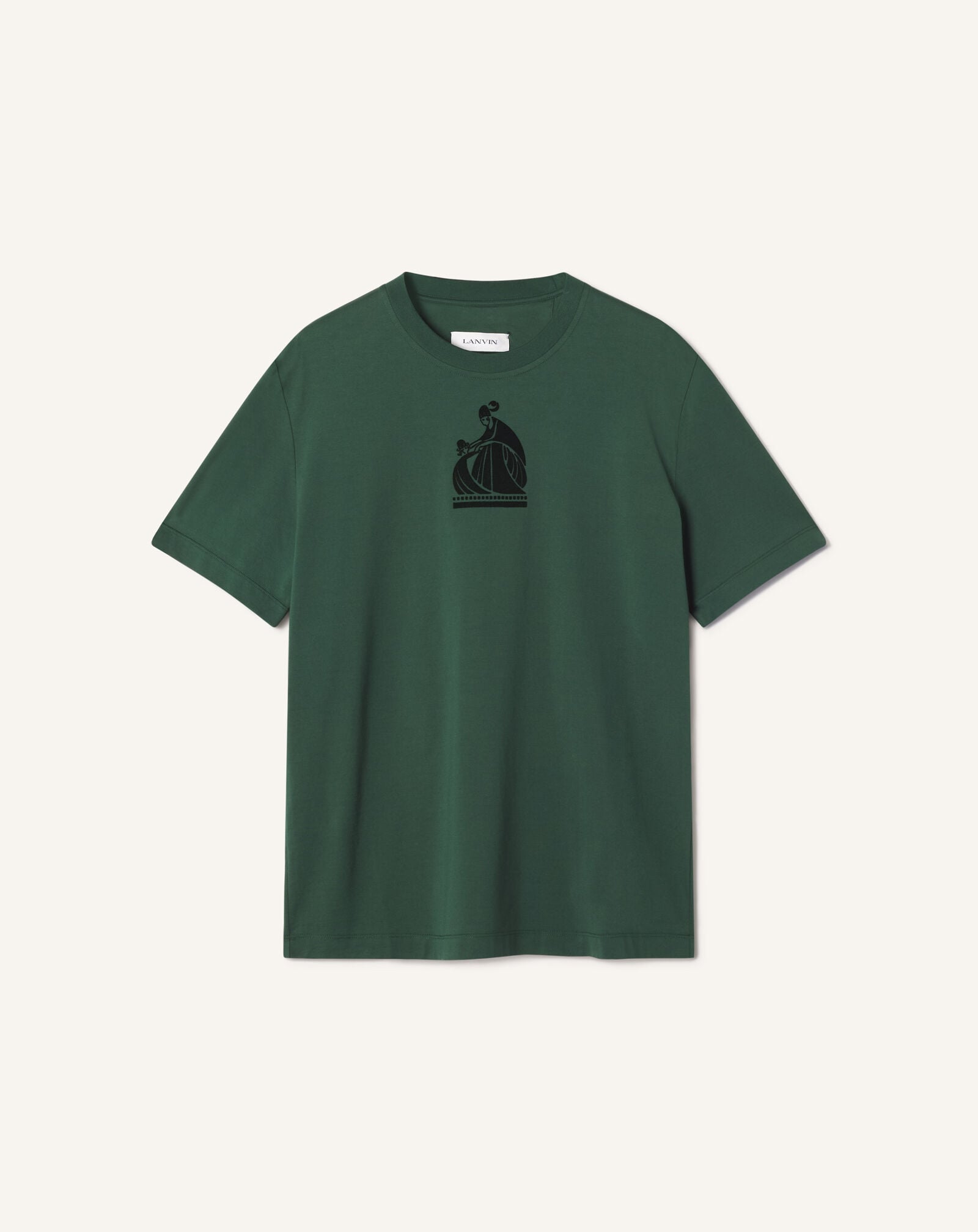 T-SHIRT LOGO M&D Lanvin T-SHIRT LOGO M&D Pine Green RMTS0012J321A26