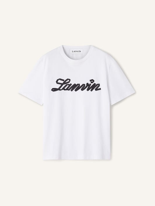 T-SHIRT LANVIN RIBBON Lanvin T-SHIRT LANVIN RIBBON Optisches Weiß RMTS0012J308P26