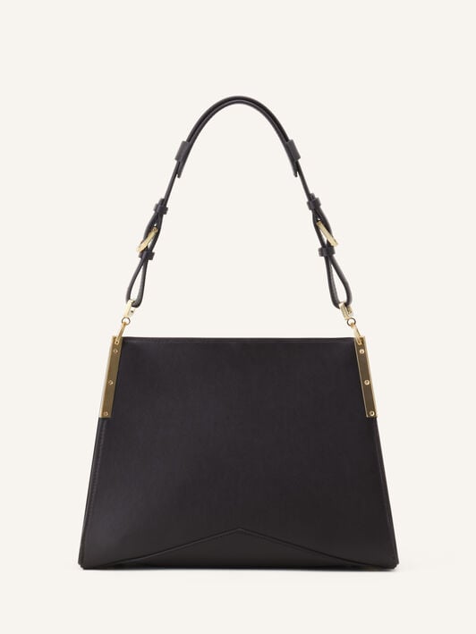 TOP HANDLE ZIPPED PM Lanvin TOP HANDLE ZIPPED PM Chocolate/Brown LWBGLCPMCASUH26