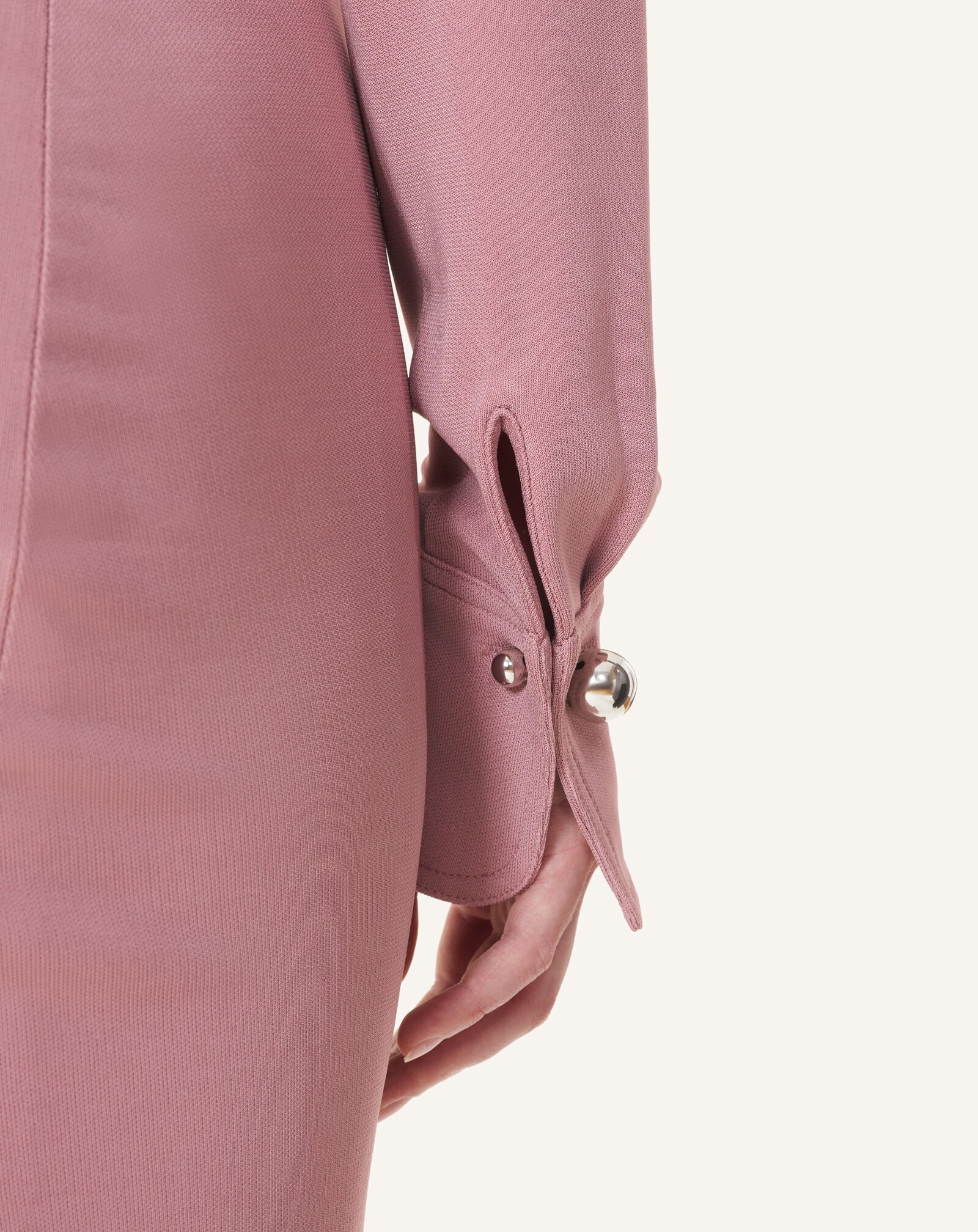 DRAPED MIDI DRESS Lanvin DRAPED MIDI DRESS Old Pink RWDR00136392A26