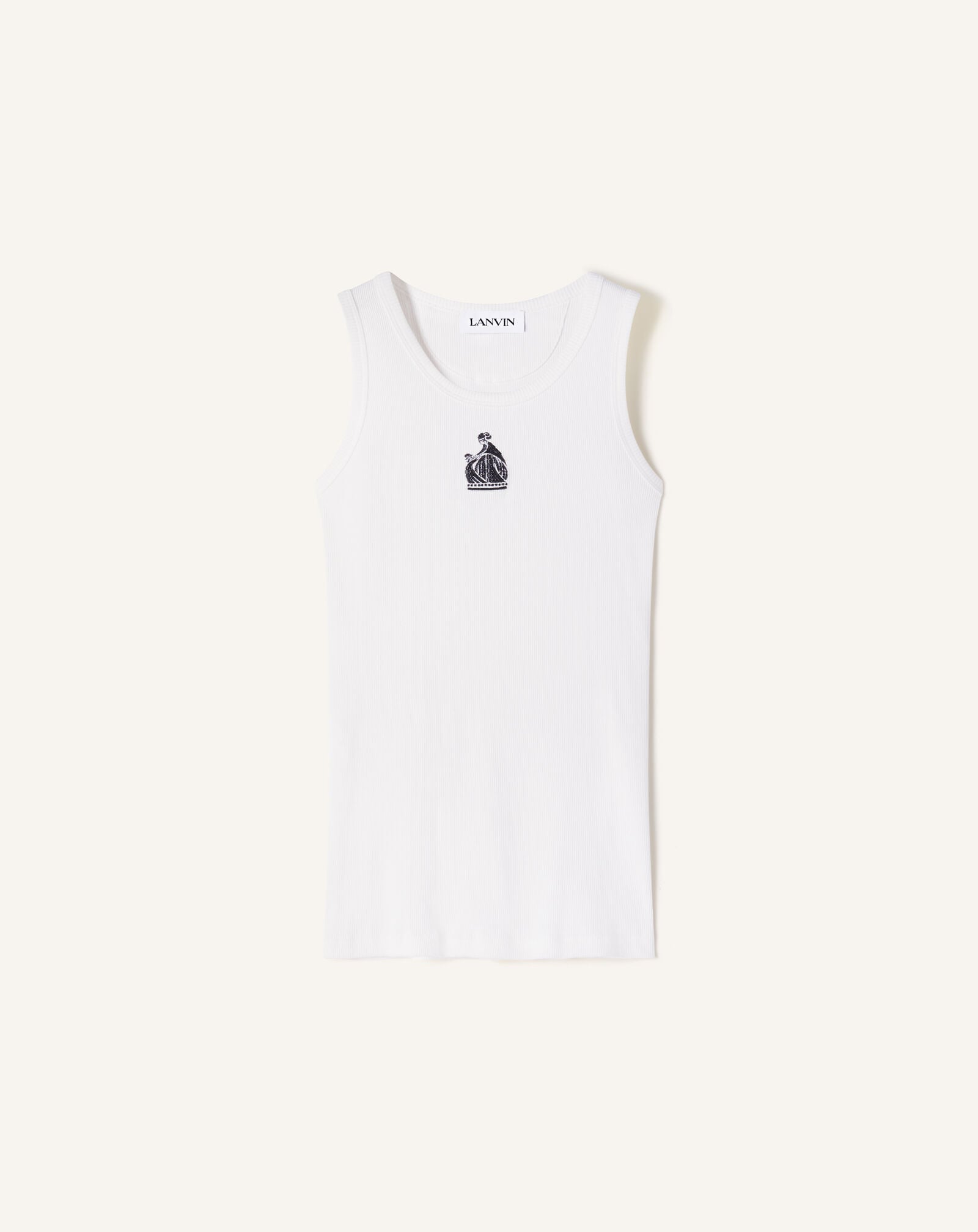 DÉBARDEUR CÔTELÉ LA MÈRE ET L'ENFANT Lanvin DÉBARDEUR CÔTELÉ LA MÈRE ET L'ENFANT Blanc RWTO0012J047P26