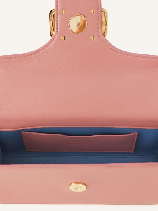 SAC NANO PENCIL CAT EN CUIR Lanvin SAC NANO PENCIL CAT EN CUIR Rose foncé LWBGBR03TOPSE23